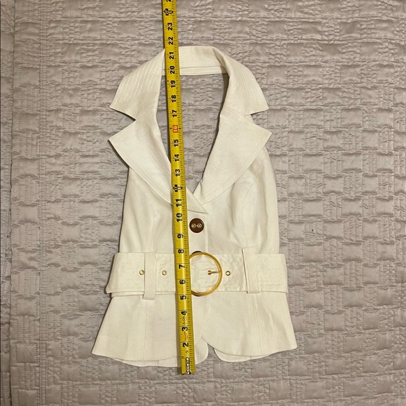 Bebe white halter vest - Picture 4 of 5